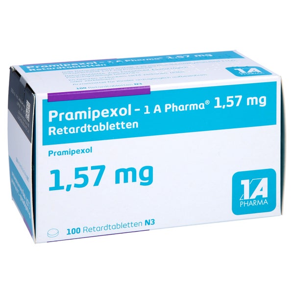 PRAMIPEXOL-1A Pharma 1,57 mg Retardtabletten 100 St