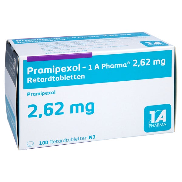 PRAMIPEXOL-1A Pharma 2,62 mg Retardtabletten 100 St