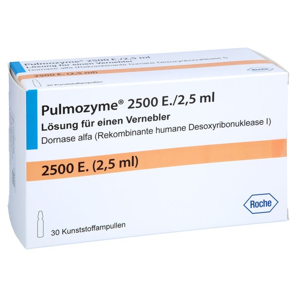 PULMOZYME 2.500 E./2,5 ml L.f.Verneb.Kunsts.Amp.B 30 St