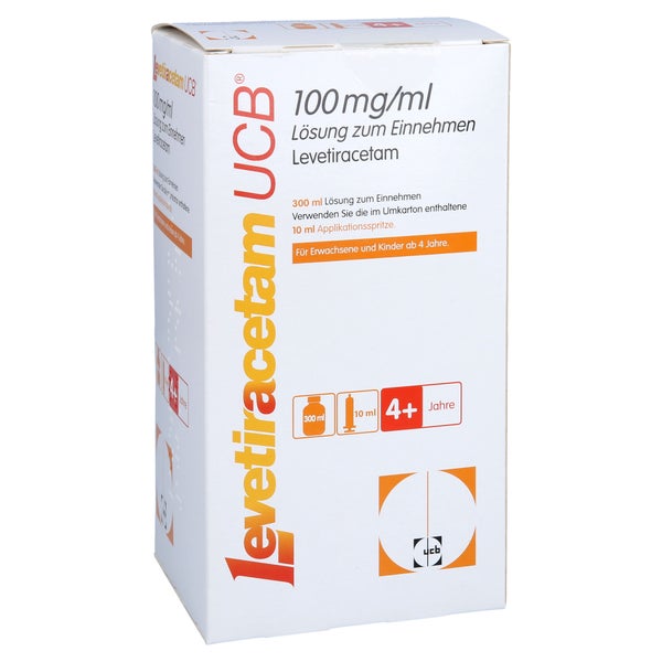 LEVETIRACETAM UCB 100 mg/ml L.z.Einn.10ml Dos.Spr. 300 ml