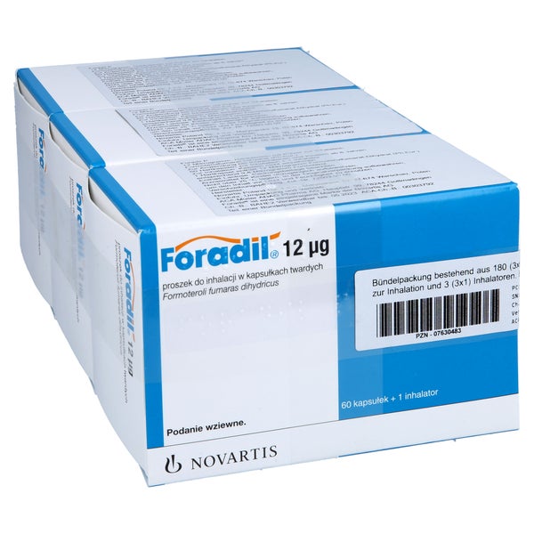 FORADIL P Hartkapseln + 3 Inhalatoren 180 St