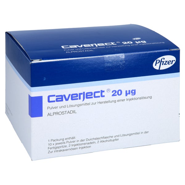 CAVERJECT 20 µg Plv.u.Lsm.z.H.e.Injektionslsg. 10 St
