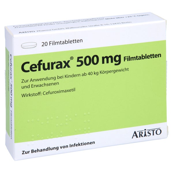 Cefurax 500 mg Filmtabletten 20 St