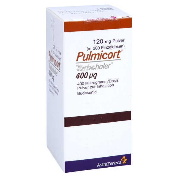 PULMICORT Turbohaler 400 µg 200 ED Inhalationsplv. 1 St