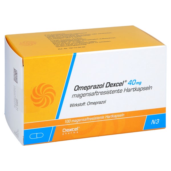 OMEPRAZOL Dexcel 40 mg magensaftres.Hartkapseln 100 St