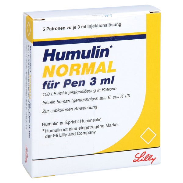 Humulin Normal F.pen Injektionslösung 5X3 ml