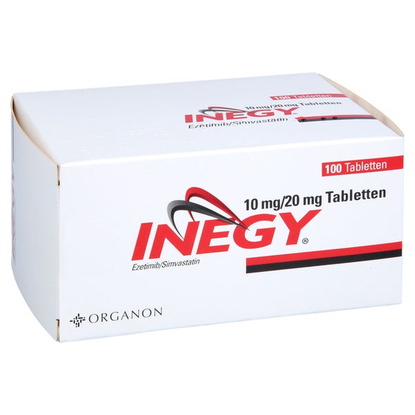 Inegy 10 Mg/20 mg Tabletten 100 St