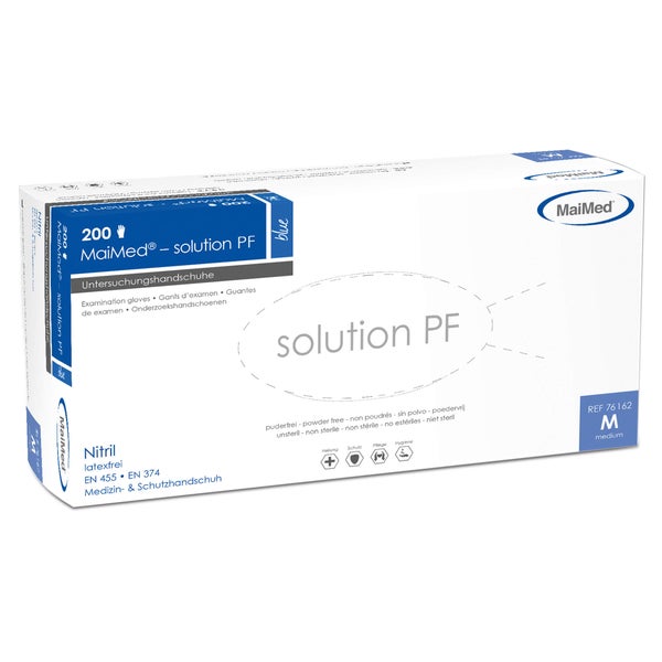 Maimed Solution PF Handsch.Gr.M blue 200 St