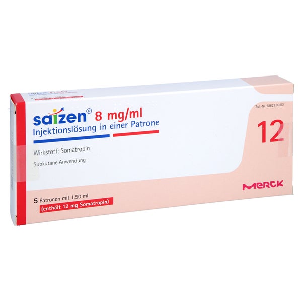 Saizen 12 mg 8 mg/ml Injektionslösung 5 St