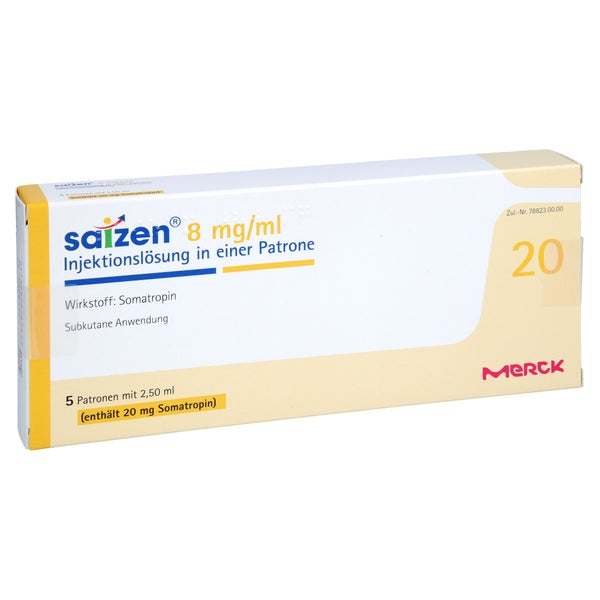 Saizen 20 mg 8 mg/ml Injektionslösung 5 St