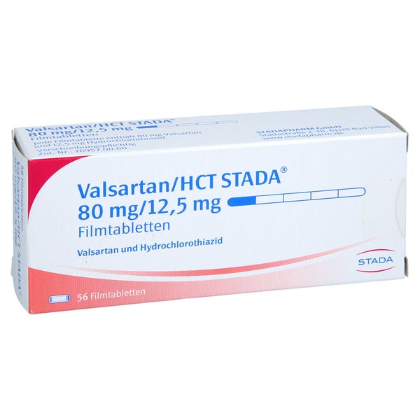 VALSARTAN/HCT STADA 80 mg/12,5 mg Filmtabletten 56 St