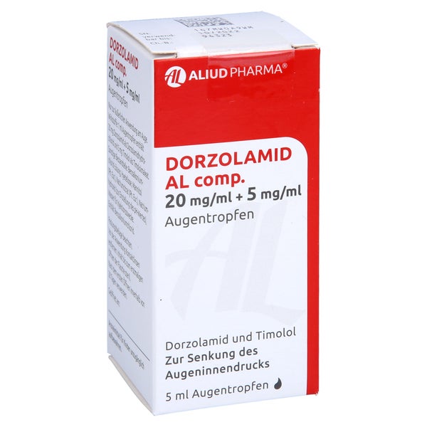 DORZOLAMID AL comp.20 mg/ml + 5 mg/ml Augentropfen 5 ml