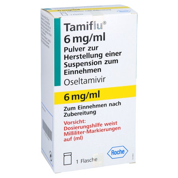 TAMIFLU 6 mg/ml Pulver z.Herst.e.Susp.z.Einnehmen 65 ml