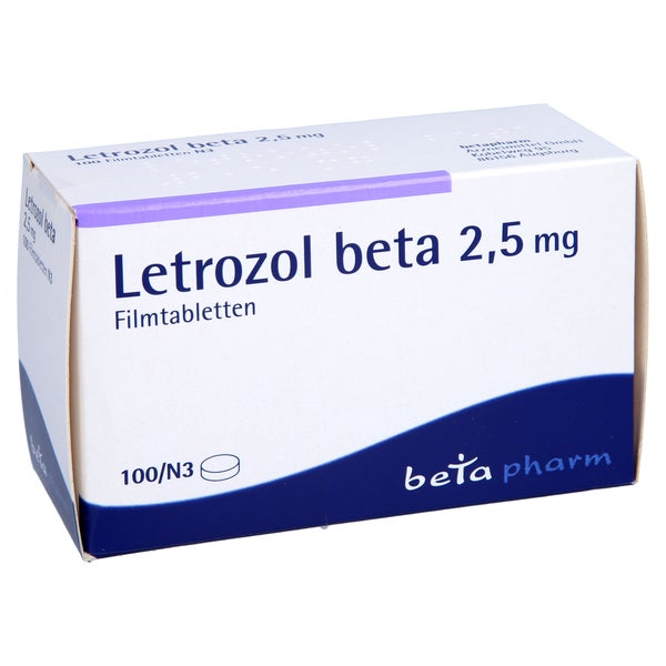 Letrozol beta 2,5 mg Filmtabletten 100 St