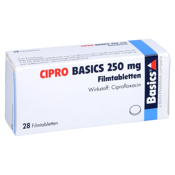 Cipro Basics 250 mg Filmtabletten 28 St