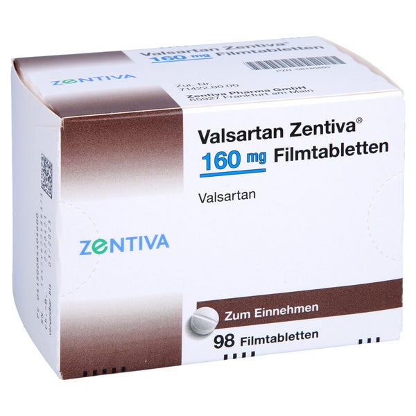 Valsartan Zentiva 160 mg Filmtabletten 98 St