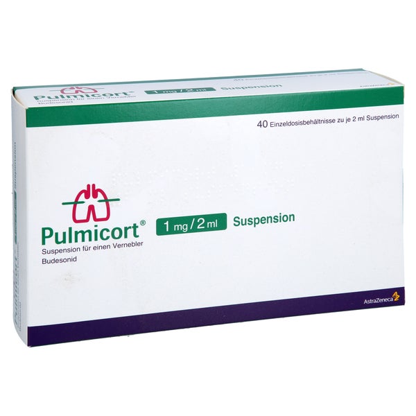 PULMICORT 1 mg/2 ml Suspension f.einen Vernebler 40X2 ml