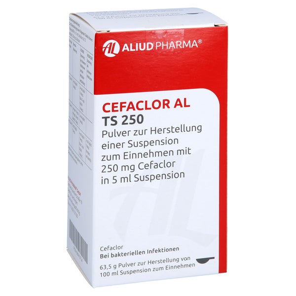 CEFACLOR AL TS 250 P.z.H.e.Susp.z.Einn.250 mg/5 ml 100 ml