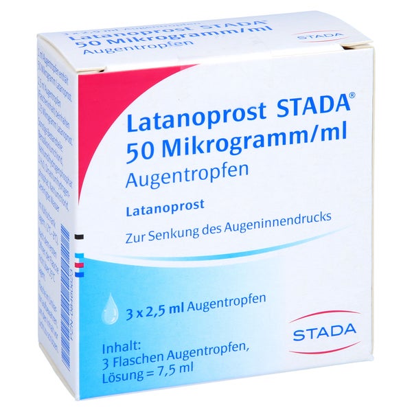 LATANOPROST STADA 50 Mikrogramm/ml Augentropfen 3X2,5 ml