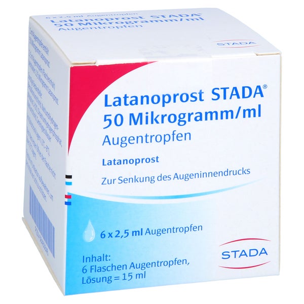 LATANOPROST STADA 50 Mikrogramm/ml Augentropfen 6X2,5 ml