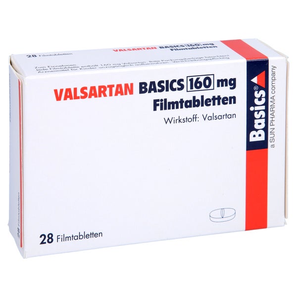 Valsartan Basics 160 mg Filmtabletten 28 St