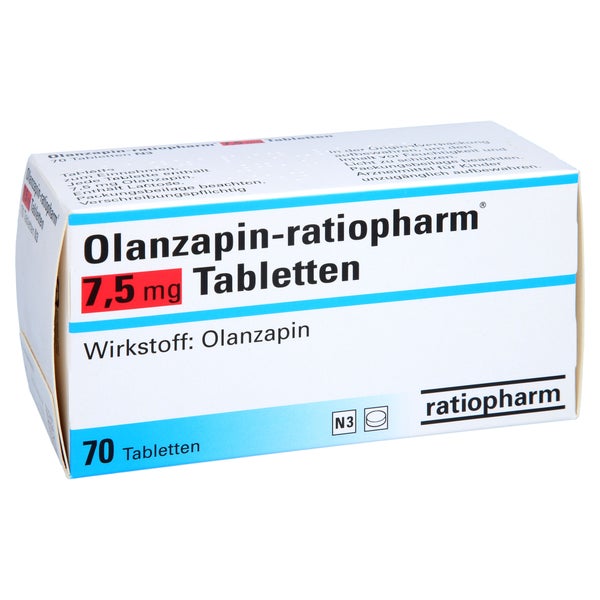 Olanzapin-ratiopharm 7,5 mg Tabletten 70 St