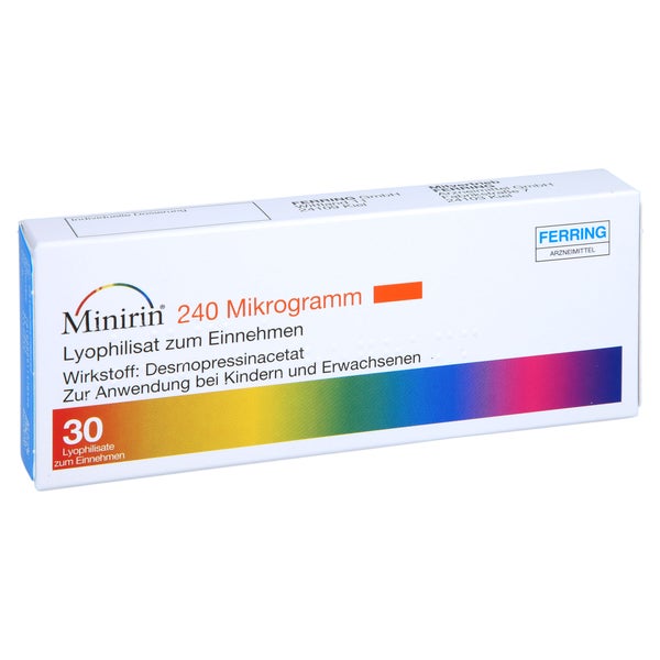 MINIRIN 240 Mikrogramm Lyophilisat zum Einnehmen 30 St