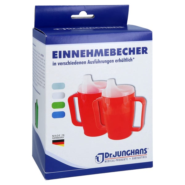 Einnehmebecher M.griff+deckel 4mm grün 1 St