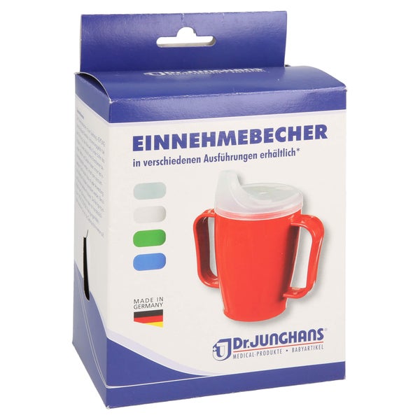 Einnehmebecher M.griff+deckel 4mm weiß 1 St