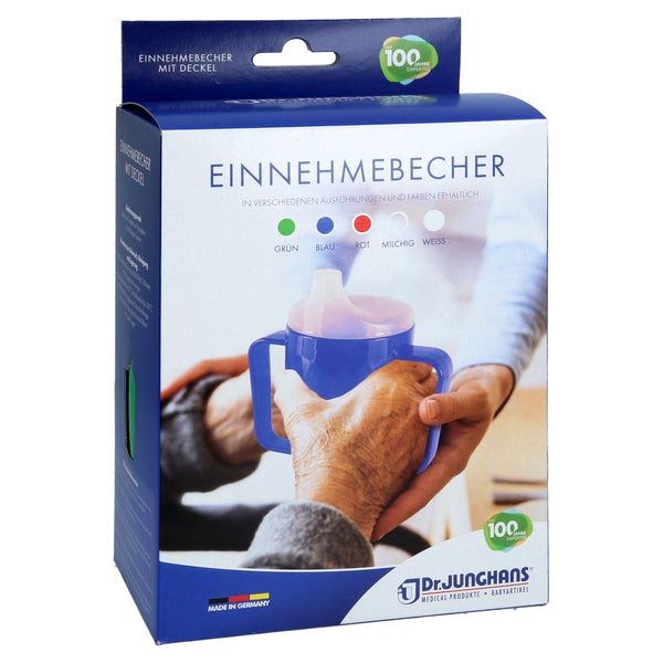 Einnehmebecher M.griff+deckel 12mm grün 1 St