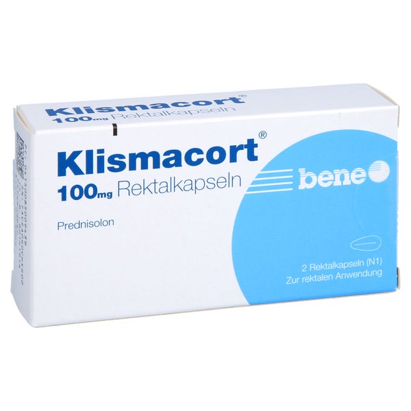 Klismacort 100 mg Rektalkapseln 2 St