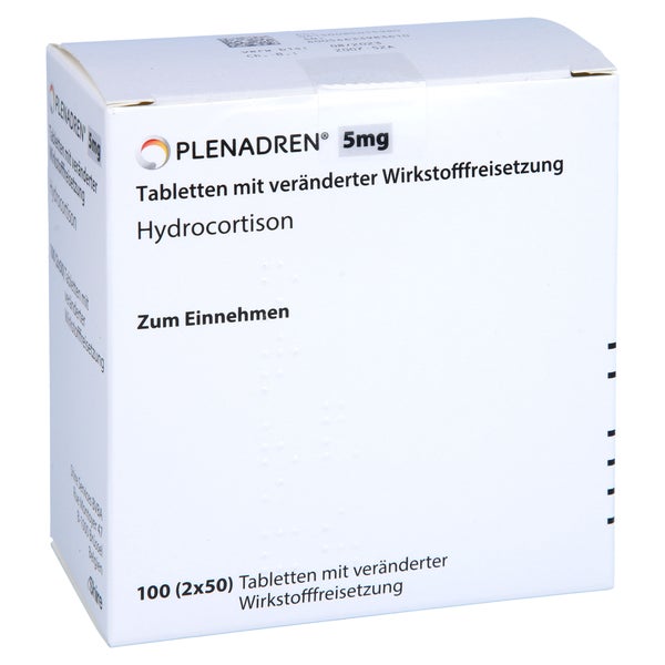 PLENADREN 5 mg Tabletten m.veränd.Wirkst.-Frs. 2X50 St
