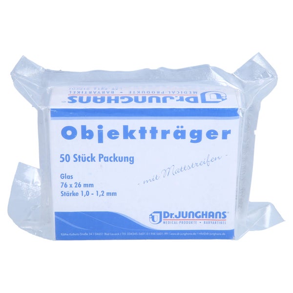 Objektträger 26x76 mm Mattstreifen 50 St