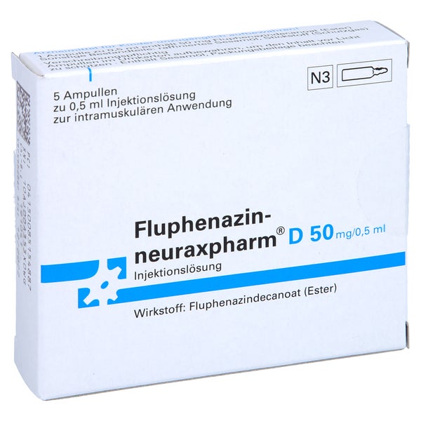 FLUPHENAZIN-neuraxpharm D 50 Injektionslösung 5X0,5 ml