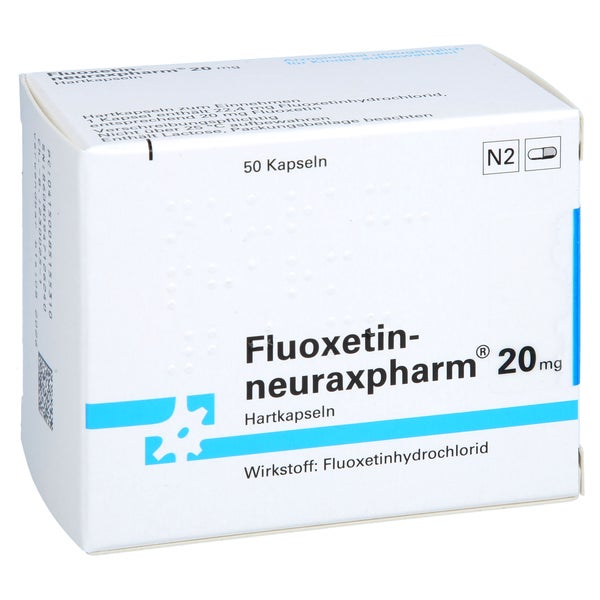 Fluoxetin-neuraxpharm 20 mg Hartkapseln 50 St
