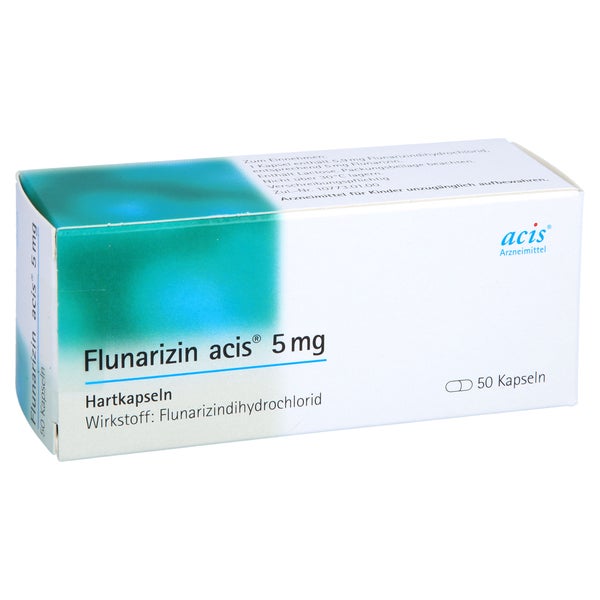 Flunarizin acis 5 mg Hartkapseln 50 St