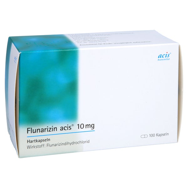 Flunarizin acis 10 mg Hartkapseln 100 St