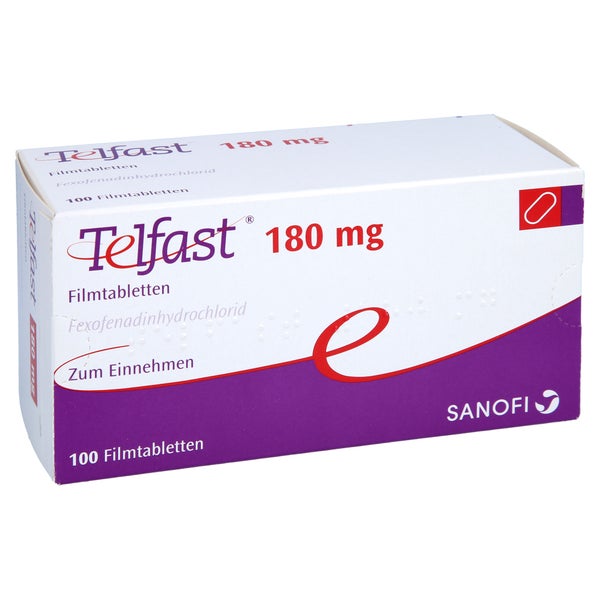 Telfast 180 mg Filmtabletten 100 St