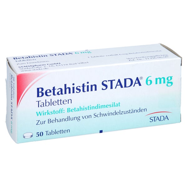 Betahistin Stada 6 mg Tabletten 50 St