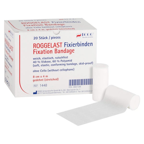 Roggelast Fixierbinden 4 cmx4 m o.Cellop 20 St
