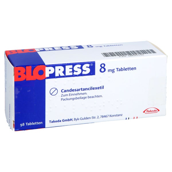 Blopress 8 mg Tabletten 98 St