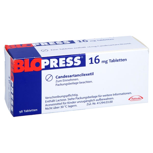 Blopress 16 mg Tabletten 98 St