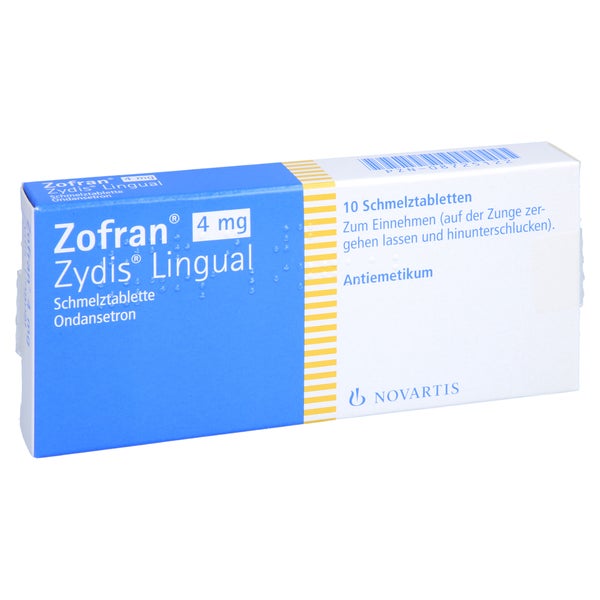 ZOFRAN 4 mg Zydis Lingual Schmelztabletten 10 St