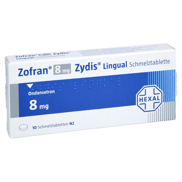 ZOFRAN 8 mg Zydis Lingual Schmelztabletten 10 St