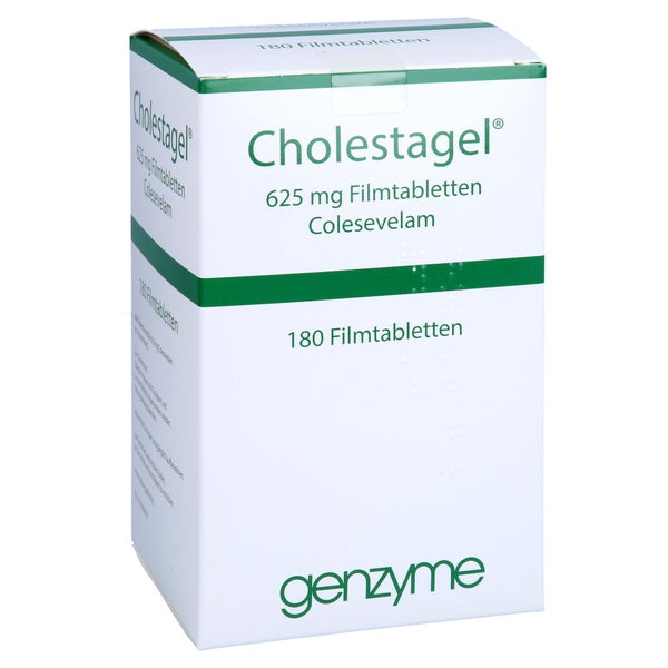 Cholestagel 625 mg Filmtabletten 180 St