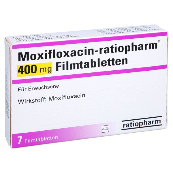 MOXIFLOXACIN-ratiopharm 400 mg Filmtabletten 7 St