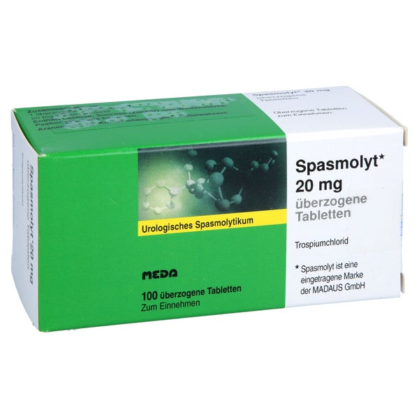 Spasmolyt 20 mg überzogene Tabletten 100 St