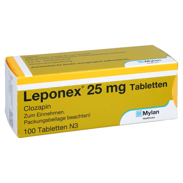 Leponex 25 mg Tabletten 100 St