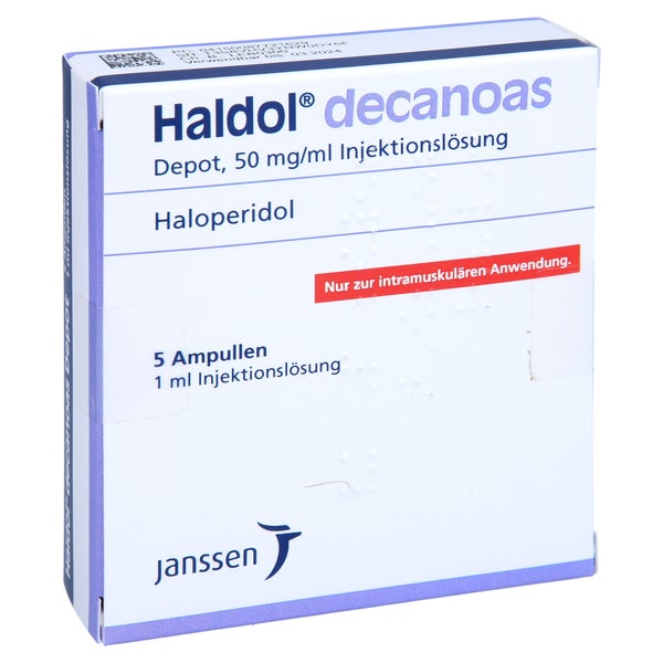 HALDOL decanoas Depot 50 mg/ml Inj.-Lsg.i.e.Amp. 5X1 ml