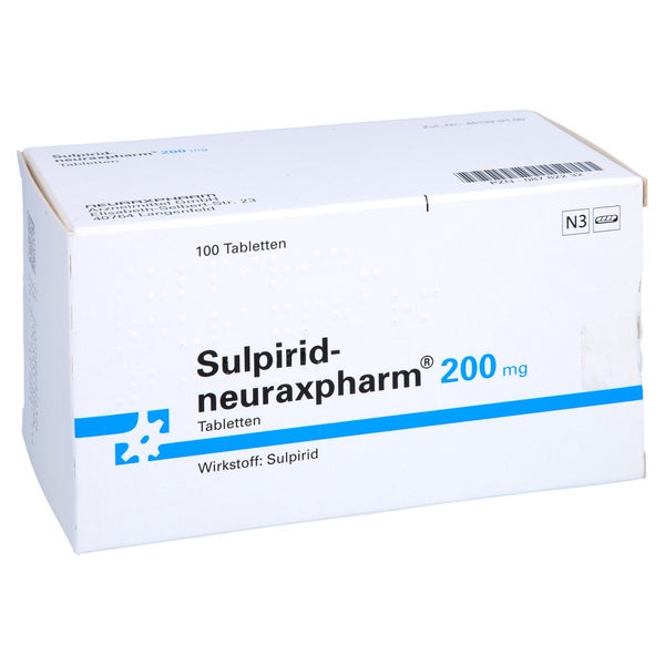 Sulpirid-neuraxpharm 200 mg Tabletten 100 St